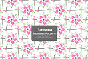 Pink flower & Christian Signs, a Pattern Graphic by Artiverge (Thumbnail 1 of 6)