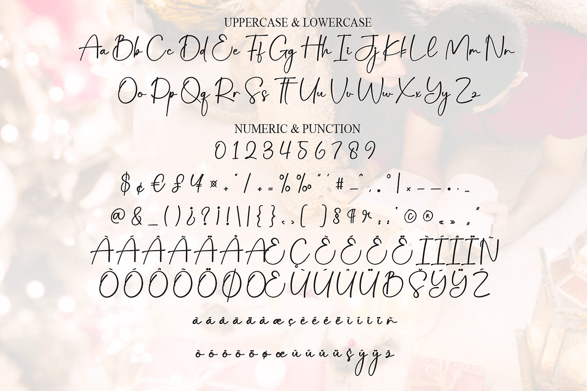 Romantic Christmas | Script Font, a Handwritten Font by Scratchones (Photo 7 of 8)
