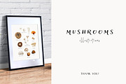Mushroom illustration. Fungi clipart, a Food Illustration by Diana Askarova Art (Thumbnail 6 of 6)