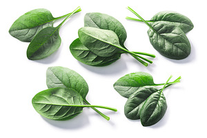 Spinach from above