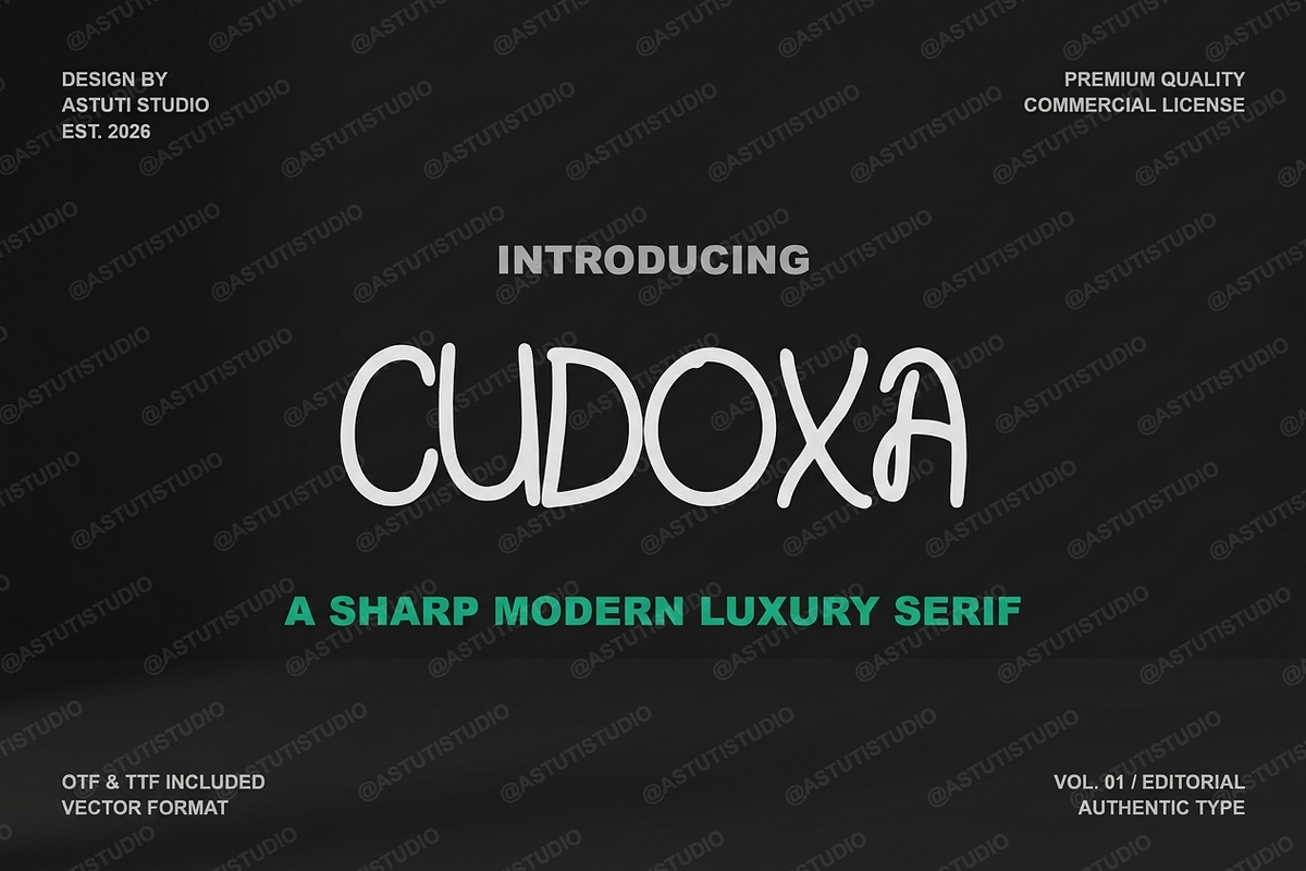 Cudoxa | Modern Luxury Serif Typefac, a Serif Font by Astuti Studio (Photo 2 of 25)