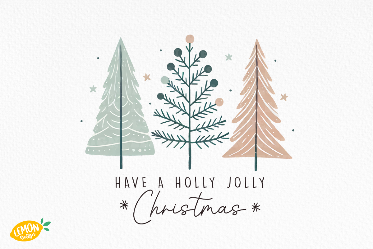 Boho Christmas Trees PNG Bundle, a Seasonal Illustration by LemonDesign (Photo 2 of 12)
