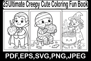 Ultimate Creepy Cute Coloring Fun