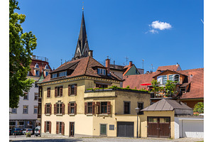 Buildings in the city center of Konstanz, Germany, an Architecture Photo by Leonid Andronov