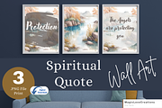 Spiritual Positive Quote Print Wall, a Poster Template by MagicLove Creations (Thumbnail 1 of 10)