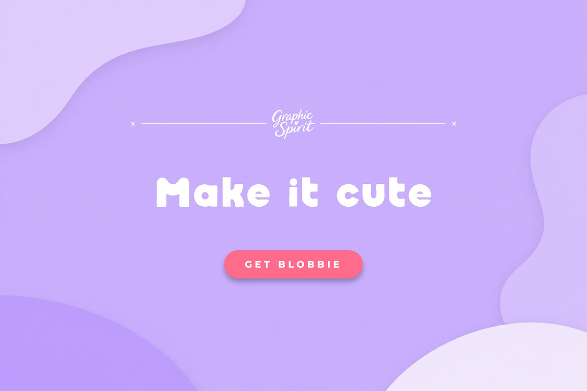 Blobbie Font, a Sans Serif Font by Graphic Spirit (Photo 8 of 8)