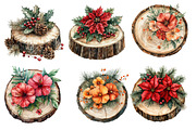 Christmas Wood Slice clipart, an Illustration by Designworld (Thumbnail 6 of 6)