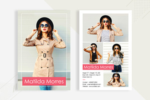 3 Fashion Comp Card Template