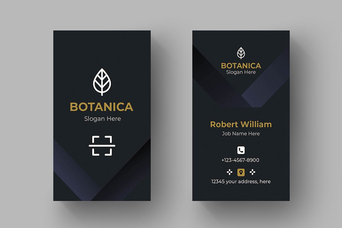 Botanical Business Card, a Card Template by ContestDesign (Photo 1 of 2)