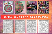 Amazing Mandala Coloring Book Pages, a Decorative Illustration by Neon Studio (Thumbnail 2 of 3)
