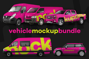 Vehicle Mockup Bundle