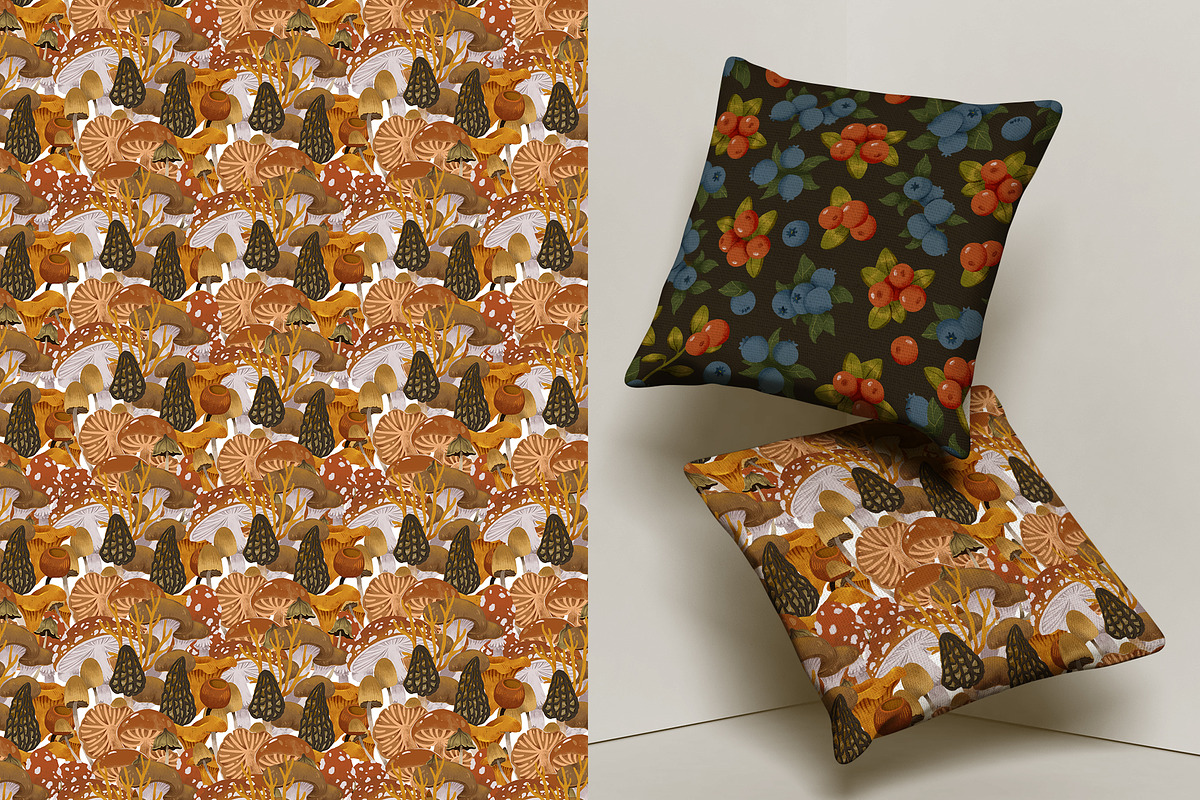 Magic Forest Mushroom Clipart, a Decorative Illustration by LukaJreym (Photo 5 of 6)