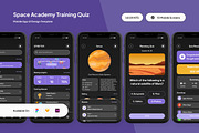 Orbiter - Space Academy Quiz UI App, an App Template by trabaskriya (Thumbnail 1 of 5)