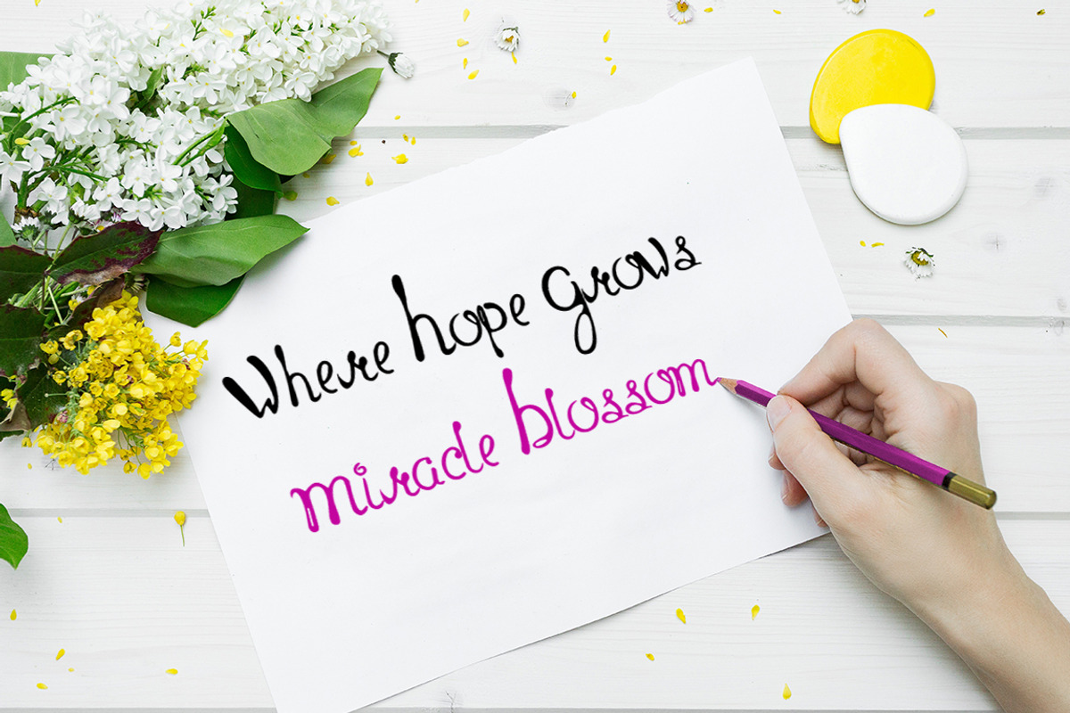 BLEMISH: Handwritten Sketchy Font preview 2