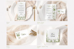 Wildflower Wedding Invitation Canva