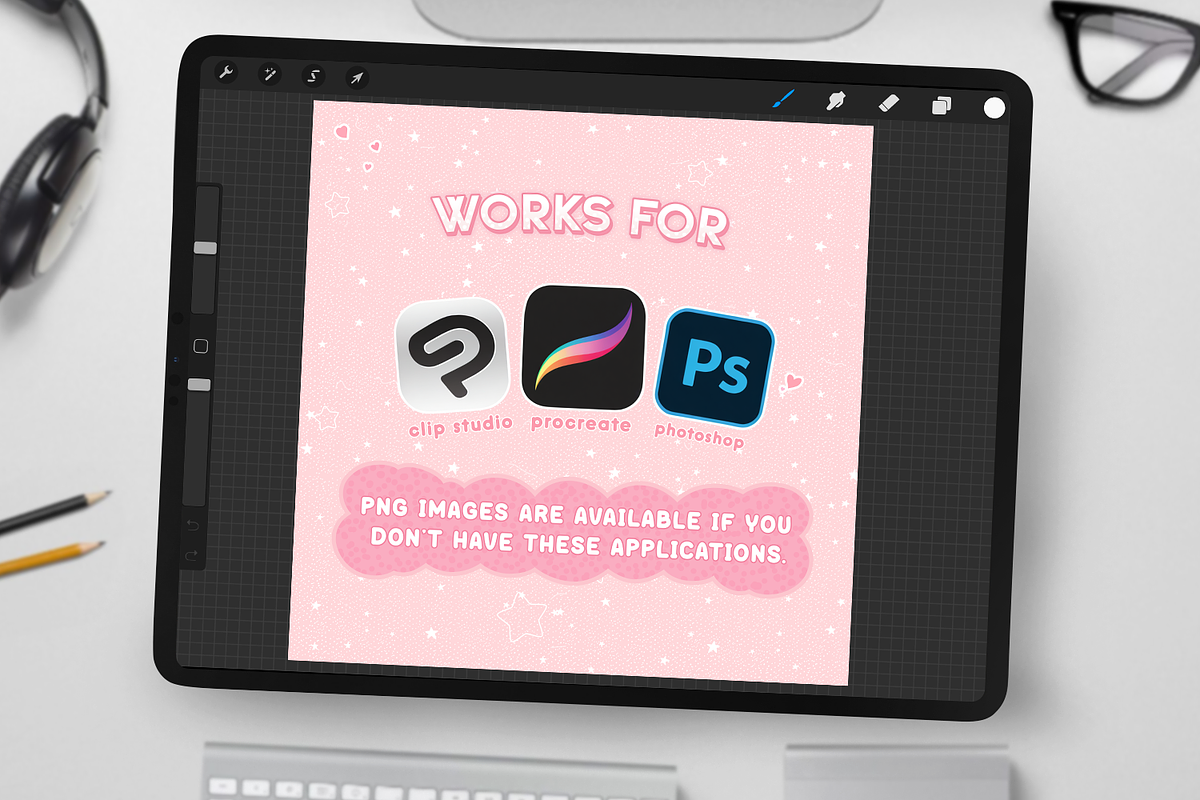 Romantic Body Poses for Procreate, a Brush Add-On by Disyukov (Photo 5 of 7)