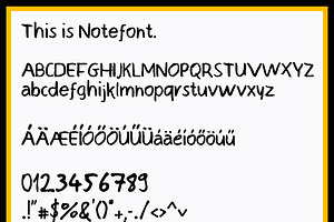 Notefont