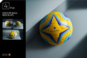 Football mockup, a Product Mockup by megostudi0 (Thumbnail 1 of 6)