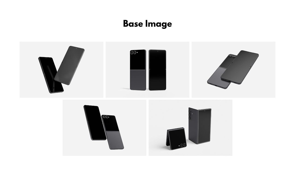 Smartphone Z Fold & Flip 7 Mockup, an Android Mockup by DSNA Mockup (Photo 12 of 13)