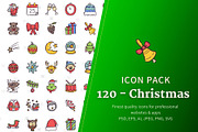 120 Christmas Icons | Icon Pack, an Icon by soglamun (Thumbnail 1 of 3)