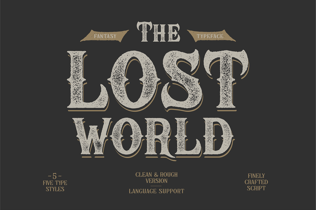 The Lost World, a Serif Font by Magicpics (Photo 1 of 10)