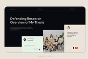 Thesis Research Defense PowerPoint, a Presentation Template by Pixslides (Thumbnail 3 of 7)