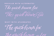 Silgar Vintage Script, a Script Font by Creative Foundry (Thumbnail 3 of 8)