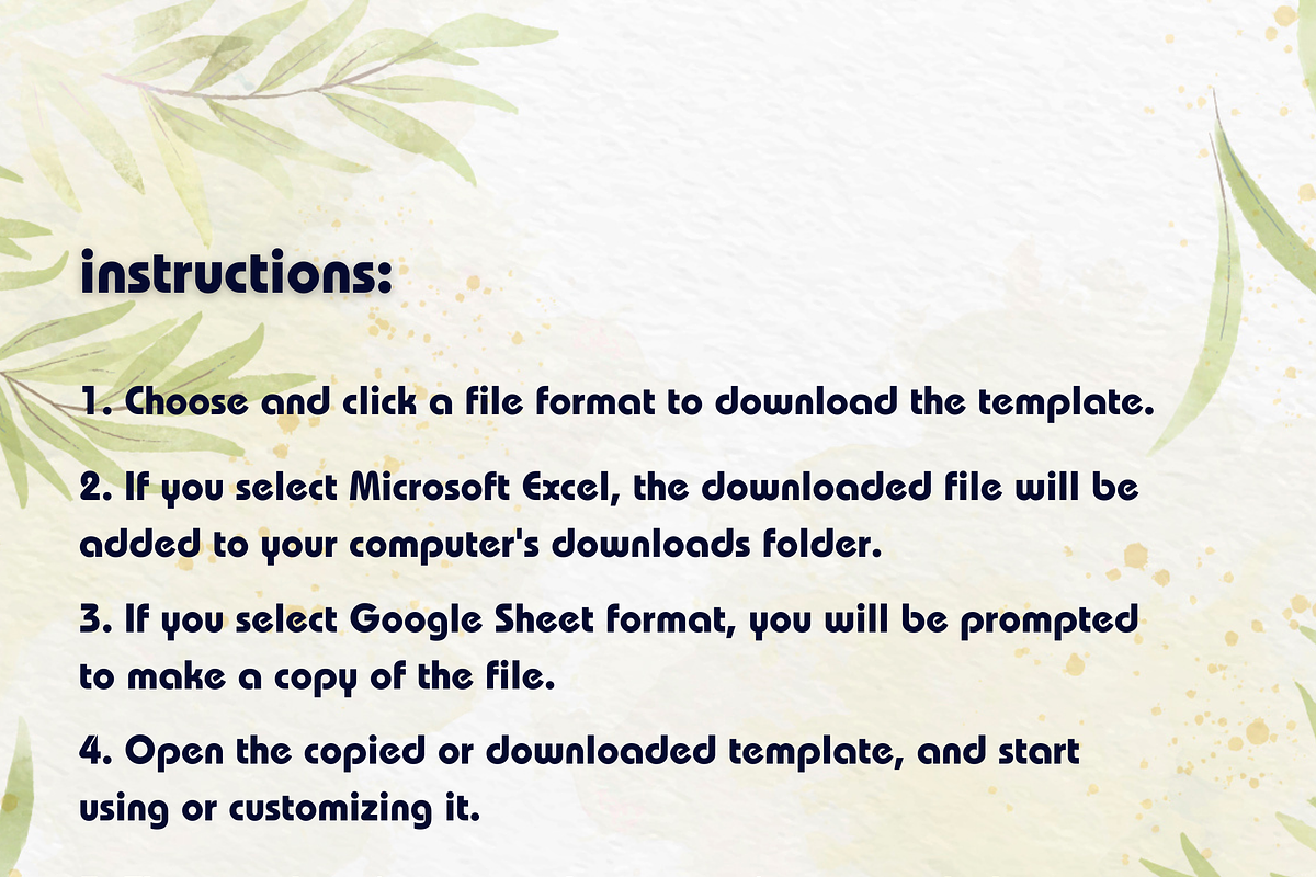 50/30/20 Monthly Budget Spreadsheet, a Templates & Theme by Designbudy (Photo 9 of 9)