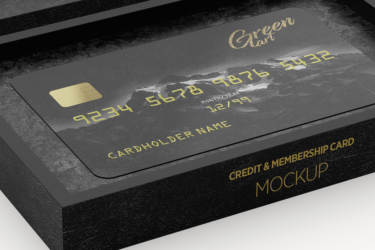 Credit Card Mockup, a Mockup by Green Art (Photo 4 of 7)