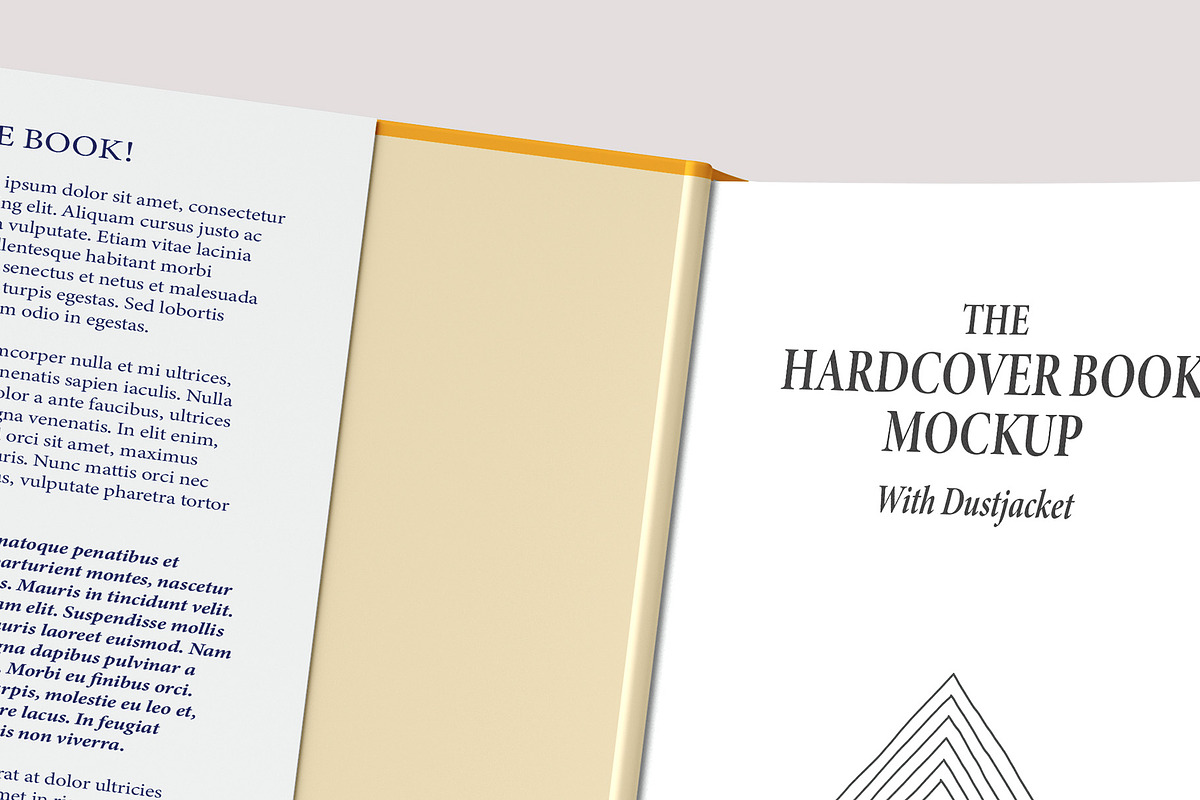 Hardcover Book w/ Dustjacket Mockup, a Books & Magazine Mockup by Illusiongraphic (Photo 17 of 20)