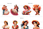 Cinco De Mayo Clipart, Sombrero PNG, a Seasonal Illustration by BrushstrokeArtGB (Thumbnail 3 of 9)