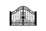 Ornate Wrought Iron Gate Vector Bund, an Illustration by Designs_River (Thumbnail 4 of 47)