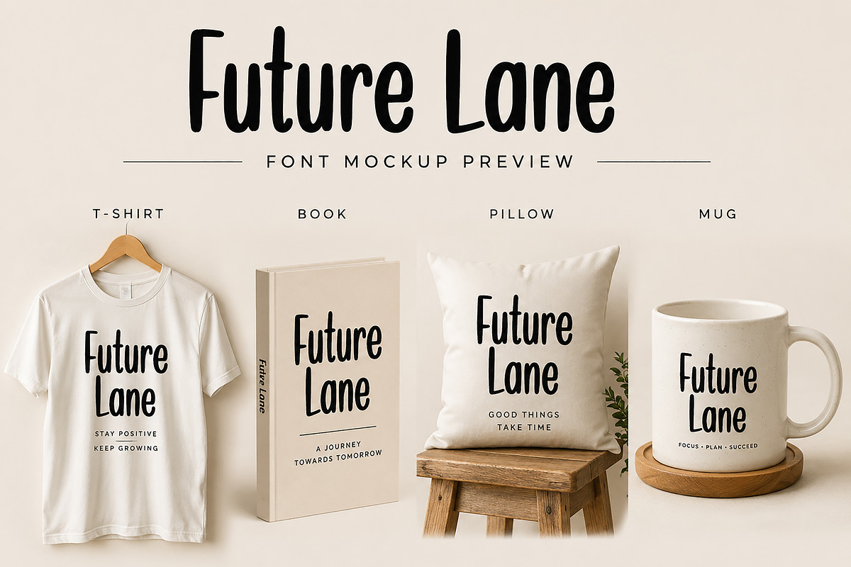 Future Lane, a Handwritten Font by Wow Magic (Photo 2 of 5)