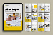 Digital White Paper Template, a Brochure Template by E-Type (Thumbnail 1 of 7)