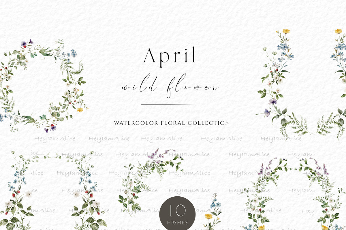 April Wild Flower, a Decorative Illustration by heyiamalice (Photo 5 of 9)