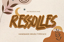 Ressolles - Handmade Brush Typeface
