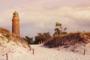 The lighthouse stock photo containing lighthouse and beach