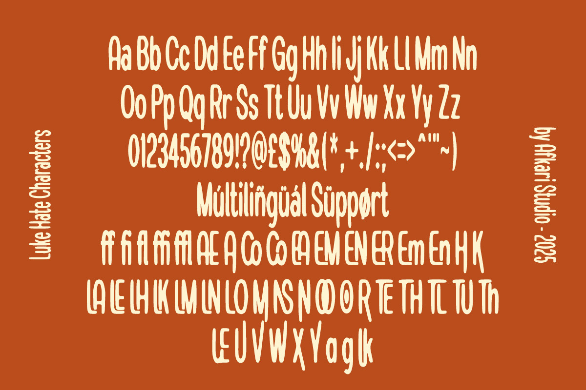 Luke Hate - Smooth Display Condensed, a Sans Serif Font by Afkari Studio (Photo 4 of 9)