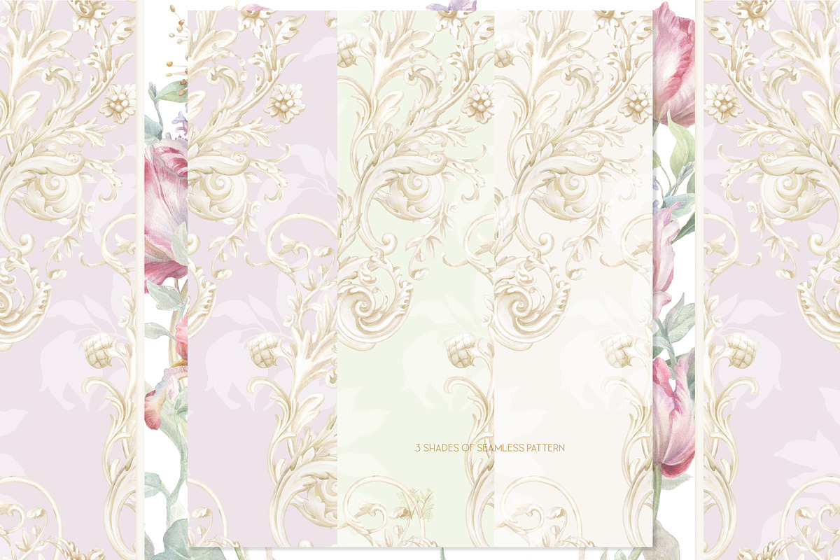 Floral Wedding Crest Png watercolor, a Decorative Illustration by WonderWonder (Photo 3 of 6)