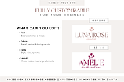 Floral Boutique Canva Logo Kit, a Branding & Logo Template by BrandhavenStudio (Thumbnail 7 of 9)