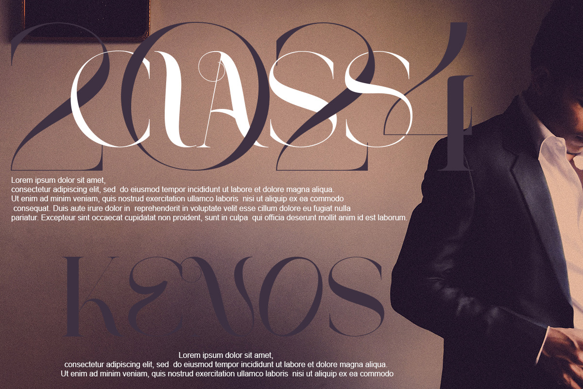 Kenos, a Serif Font by Bramcreative (Photo 4 of 5)
