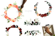 Watercolor flower - Burgundy, an Illustration by Beigetime (Thumbnail 4 of 8)