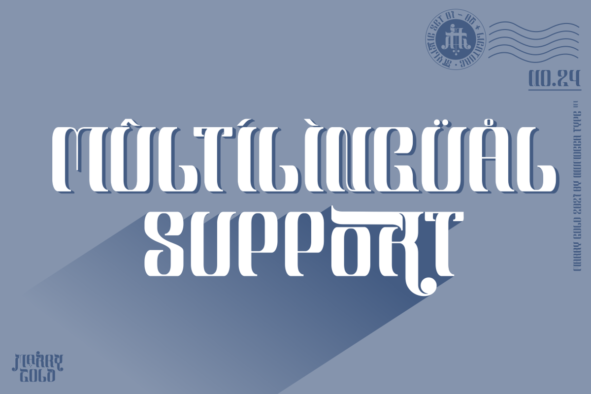 Marry Gold, a Font by inumocca_type (Photo 9 of 11)