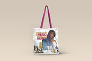 Square Canvas Tote Bag Mockup, a Product Mockup by Aurora Graphics (Thumbnail 3 of 6)