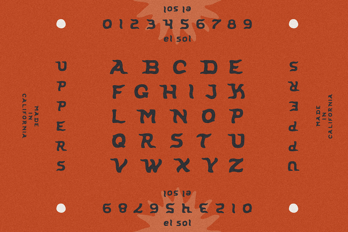 El Sol, a Font by James Coffman Design (Photo 2 of 4)