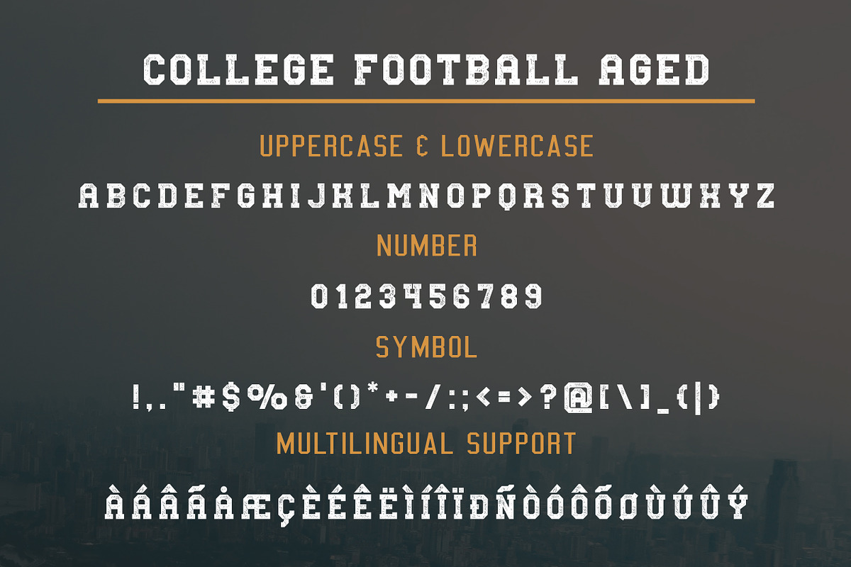 College Football Font, a Font by GlitzyGrapix (Photo 15 of 15)