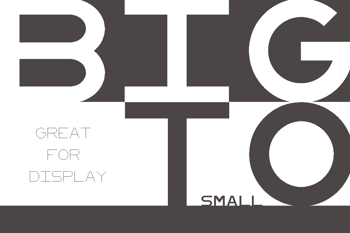 SIMON Thick & Thin Display Font preview 7