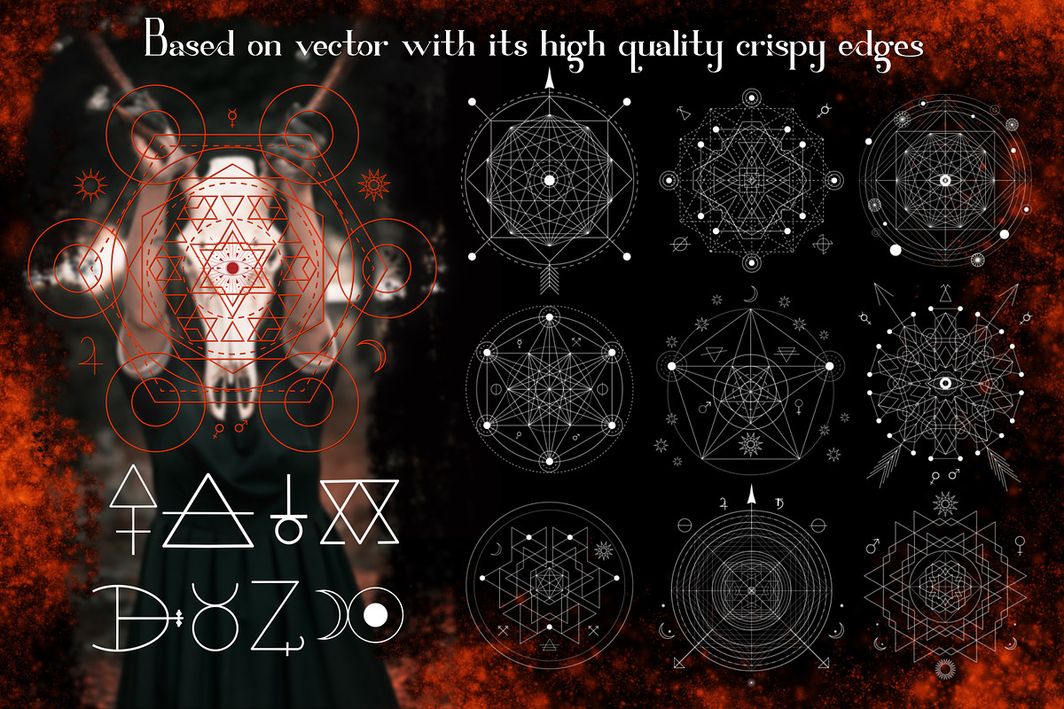 Alchemist Stamp Brushes PS/Procreate, a Brush Add-On by OlgaRom (Photo 2 of 5)