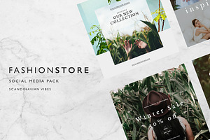 Fashion Store Social media pack