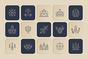 Orthodox Christian Icons, an Outline Icon by Prosymbols (Thumbnail 6 of 8)
